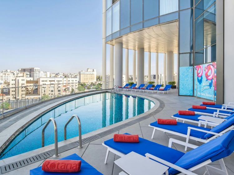 Amman Rotana Rooftop Pool