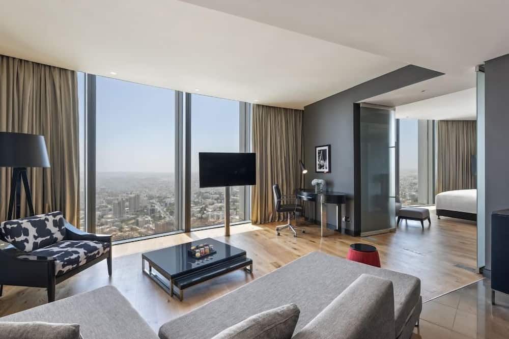 Modern Hotel Suite with City View