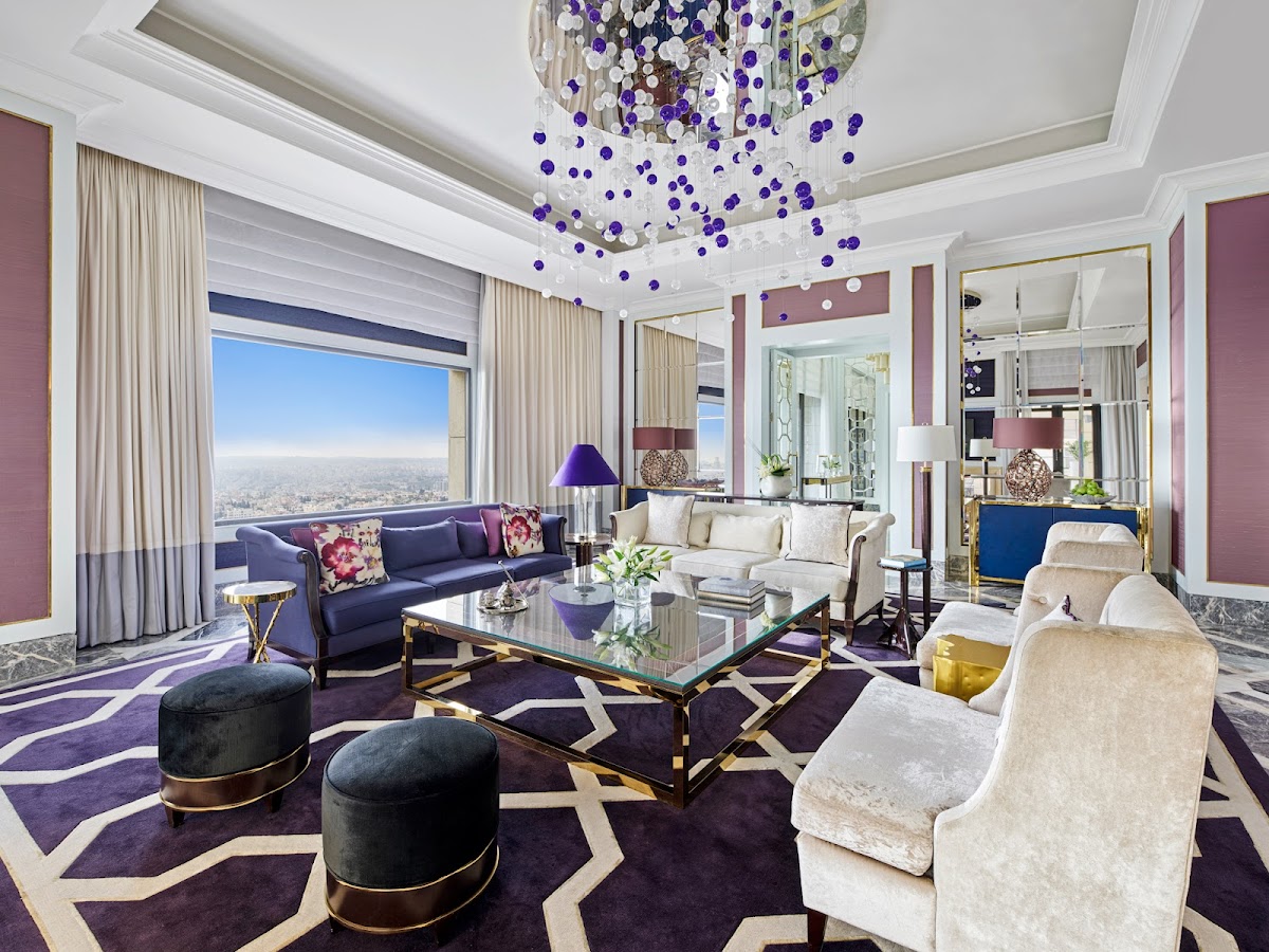 Fairmont Amman Luxury Suite Living Room