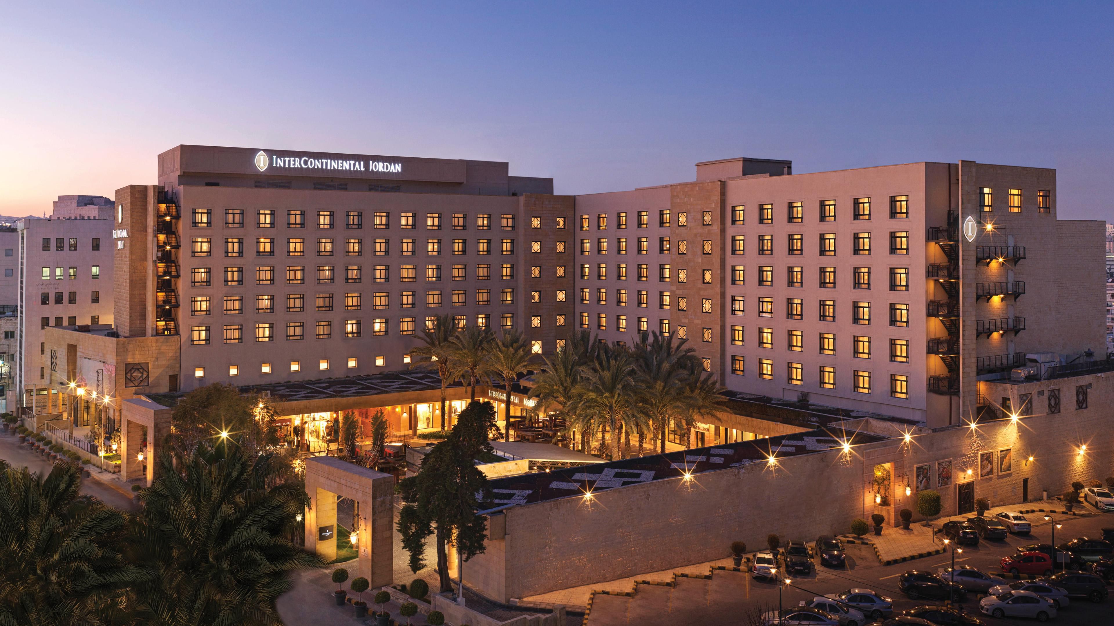 InterContinental Amman Hotel at Dusk
