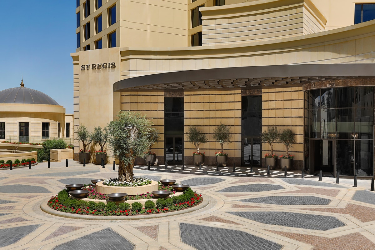 The St. Regis Amman Hotel Entrance