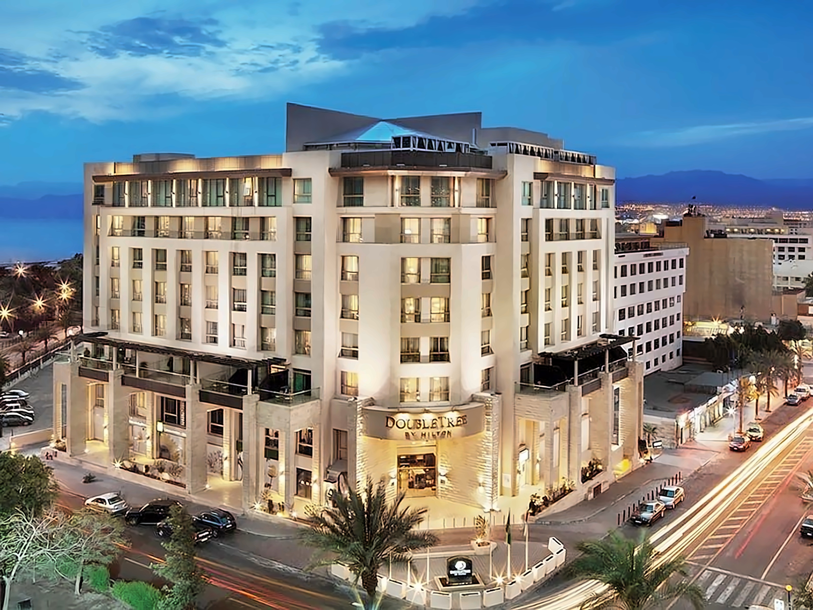 Hilton DoubleTree Aqaba at Dusk