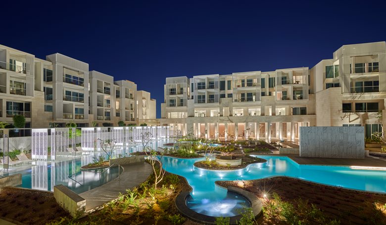 Hyatt Regency Aqaba Ayla Night Pool