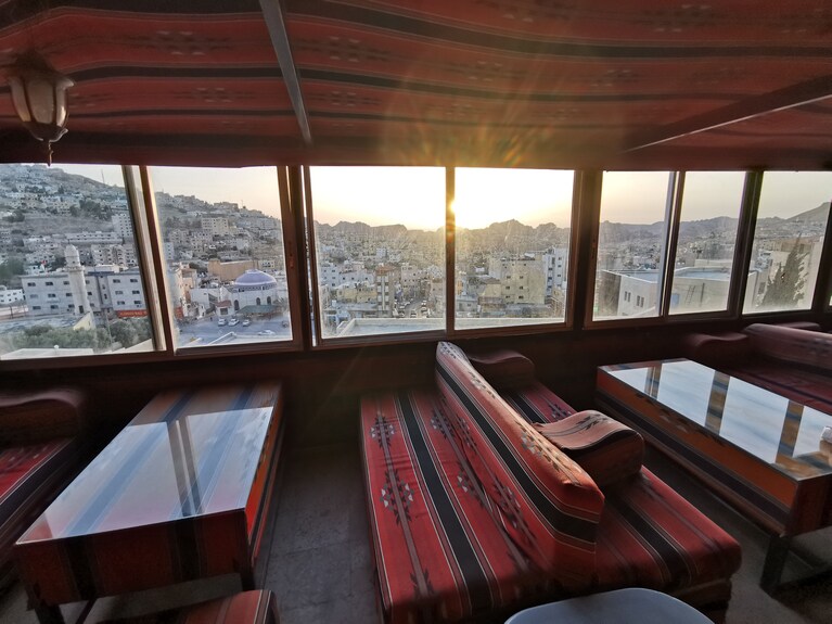 Rooftop Lounge Overlooking Wadi Musa