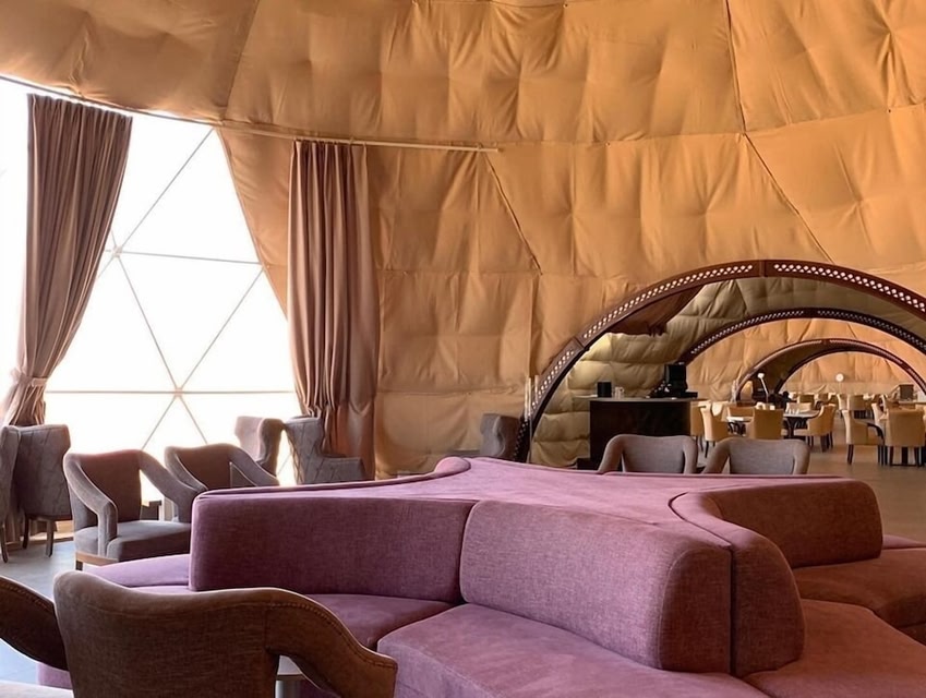 Dome Lounge at Wadi Rum UFO Luxotel