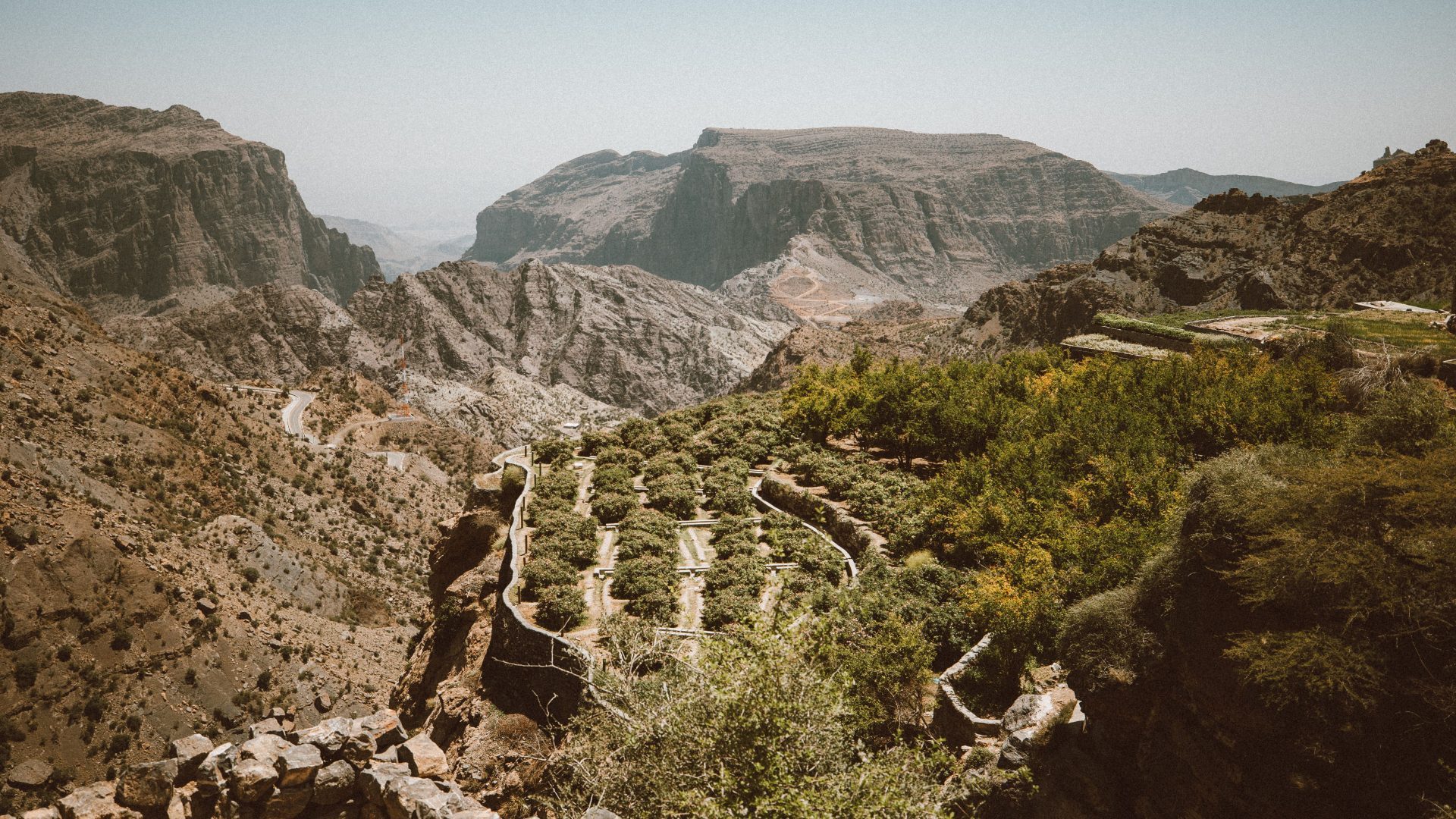 Dana Biosphere Reserve mountain landscape in Jordan