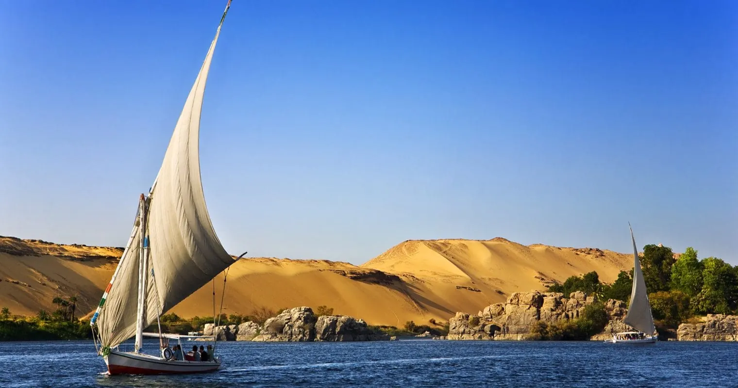 Felucca sailing on the Nile — Jordan Journey