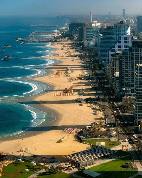 Tel Aviv Mediterranean beach — Jordan Journey