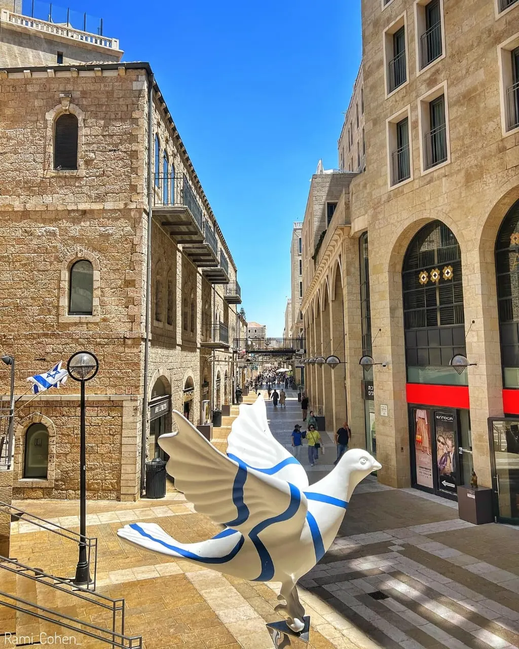 Jerusalem dove sculpture — Jordan Journey