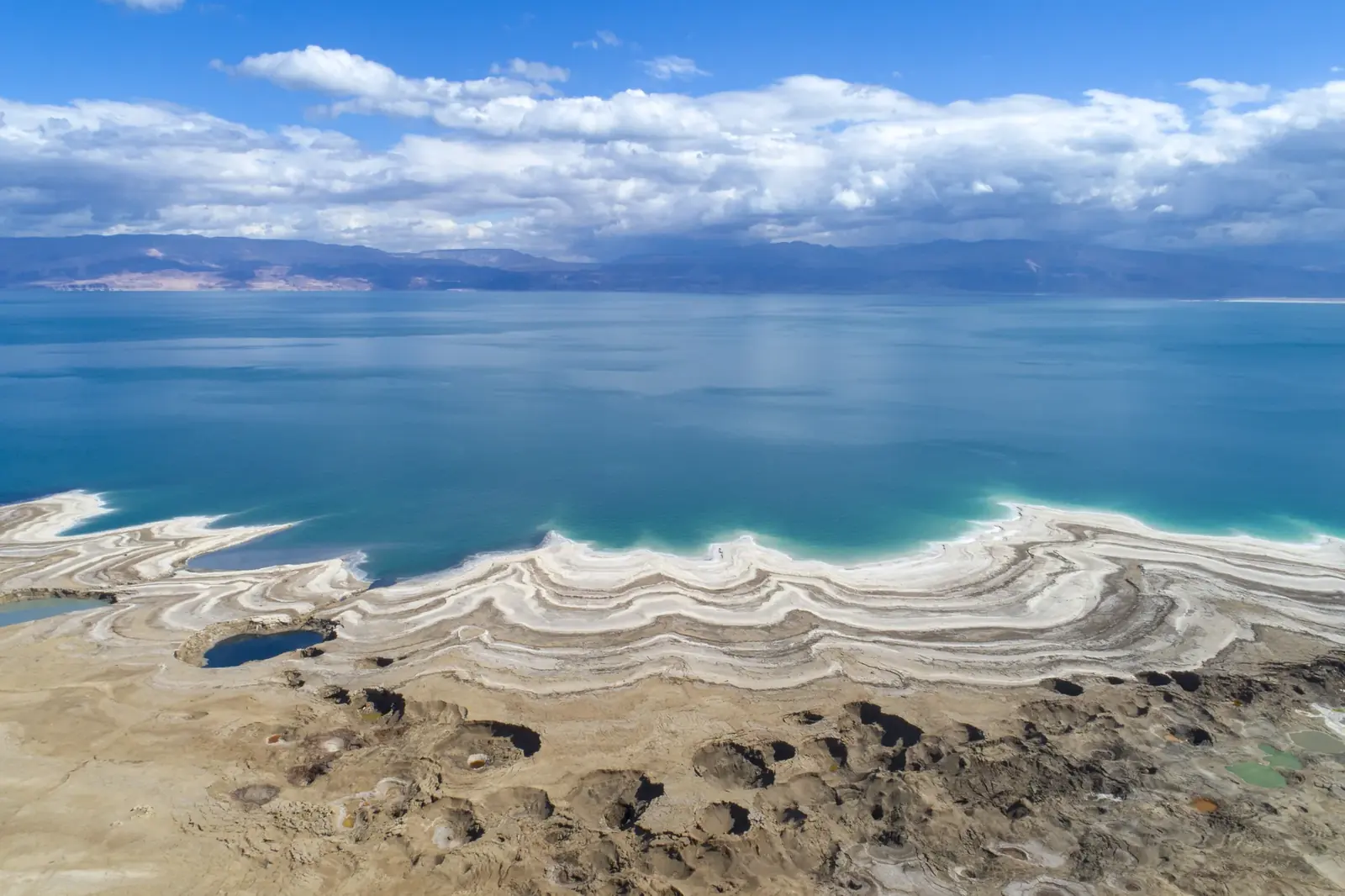 The Dead Sea in Jordan after a Petra journey