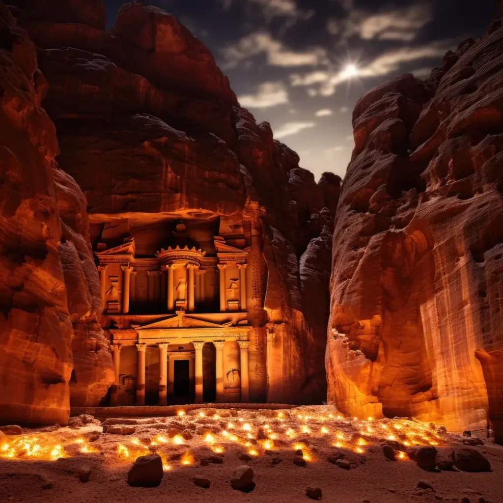 Petra by Night